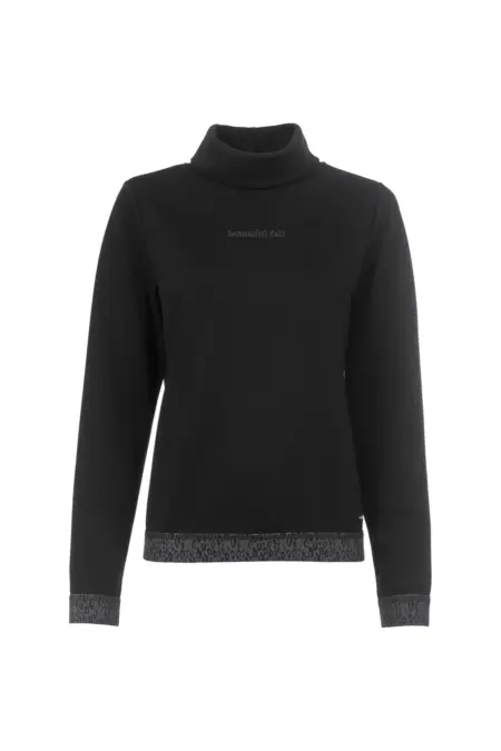 Leichtsweat, 1/1 Arm, Stehkragen