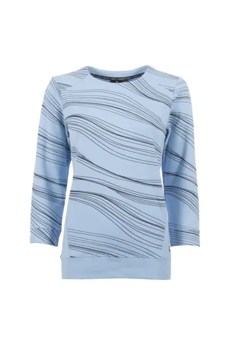 Leichtsweat, 3/4-Arm, Rundhals