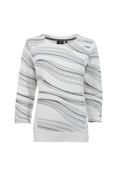 Leichtsweat, 3/4-Arm, Rundhals