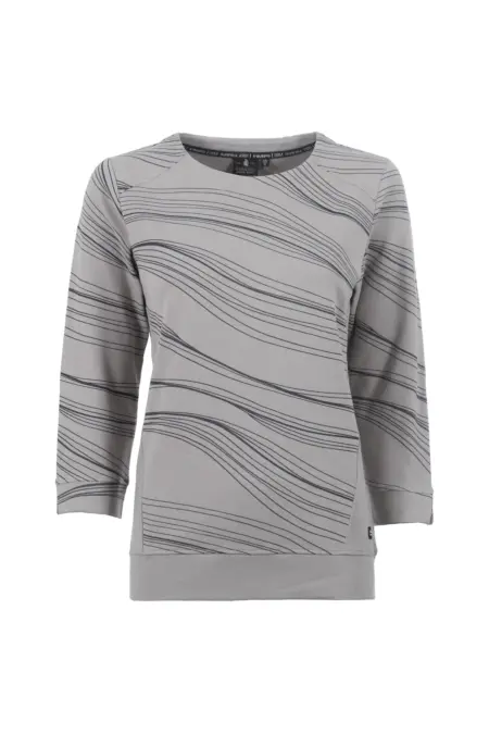 Leichtsweat, 3/4-Arm, Rundhals