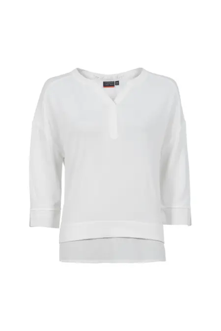 Strick, 3/4 Arm, Serafino-Ausschnitt