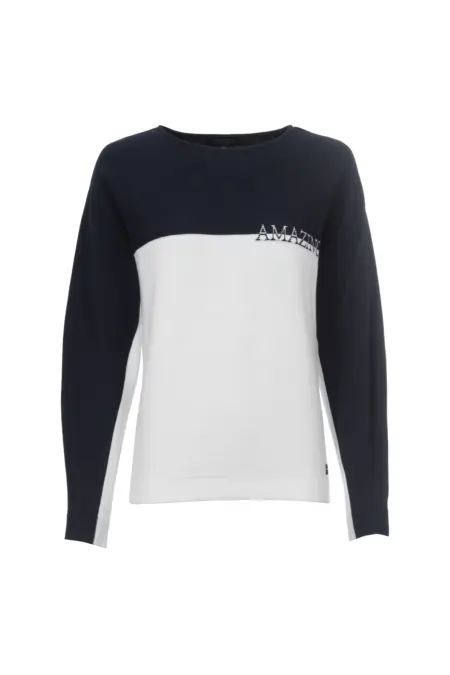 Strickpullover, 1/1 Arm, Rundhals