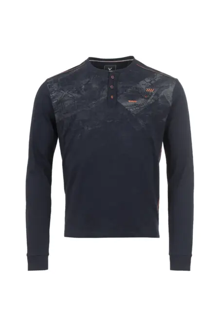 Shirt, 1/1 Arm, Henleykragen