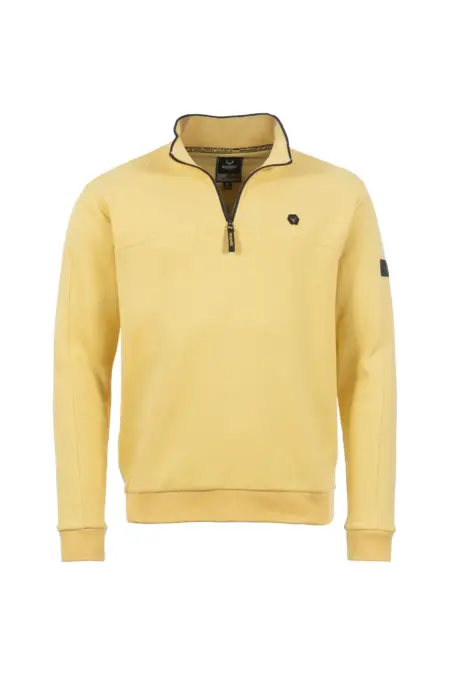 Sweatshirt, 1/1 Arm, Troyerkragen