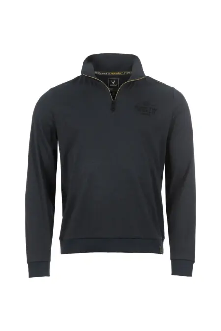 Leichtsweat, 1/1 Arm, Stehkragen