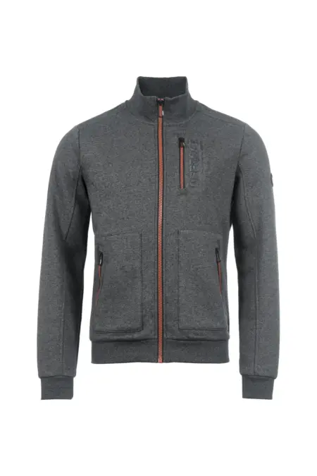 Sweatjacke, 1/1 Arm, Stehkragen