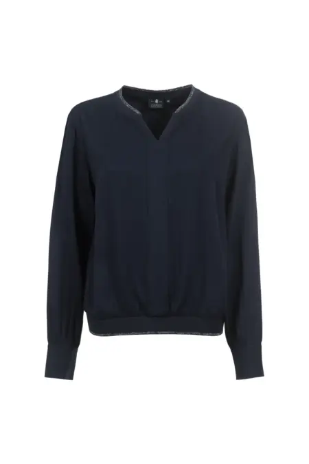 Bluse, 1/1 Arm, Rundhals