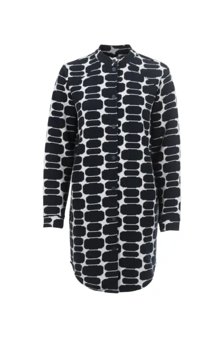 Sweatjacke, lang, 1/1 Arm, Stehkragen