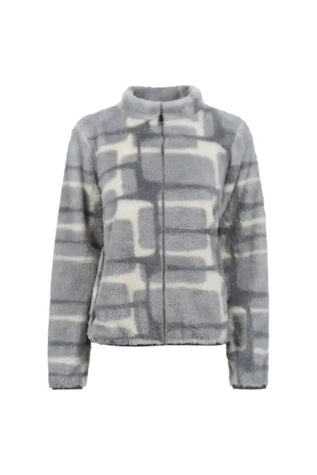 Fleecejacke, 1/1 Arm, Stehkragen