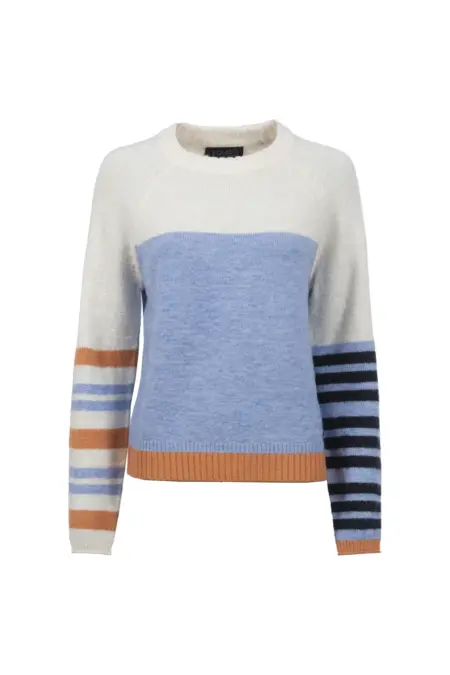 Strickpullover, 1/1 Arm, Rundhals