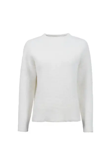 Strickpullover, 1/1 Arm, Stehkragen