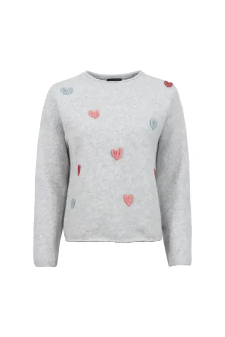 Strickpullover, 1/1 Arm, Rundhals