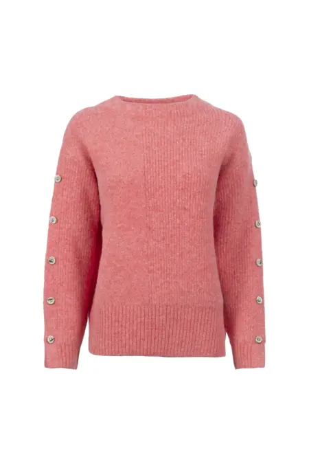 Strickpullover, 1/1 Arm, Stehkragen