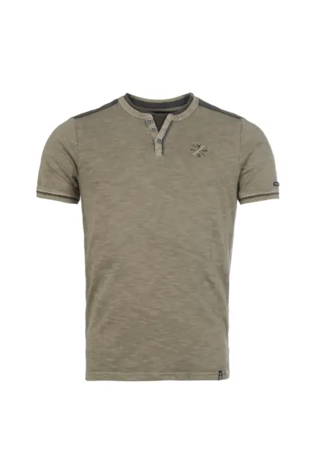 Shirt, 1/2 Arm, Henleykragen