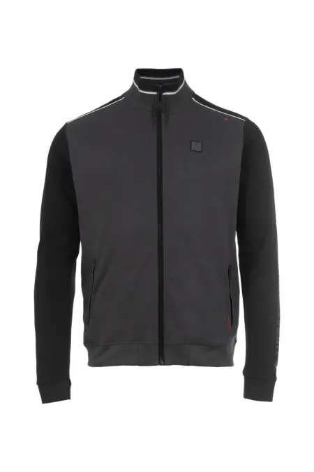 Sweatjacke, 1/1 Arm, Stehkragen