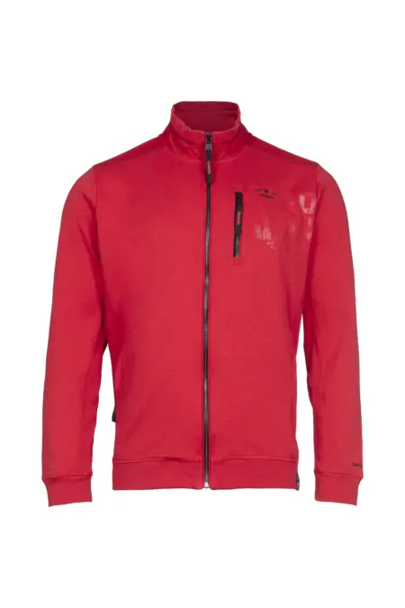 Sweatjacke, 1/1 Arm, Stehkragen