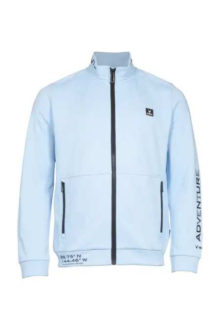 Sweatjacke, 1/1 Arm, Stehkragen