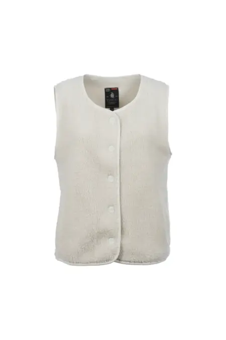 Teddyweste, V-Ausschnitt