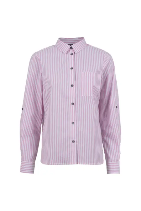 Bluse, 1/1-Arm, Hemdkragen