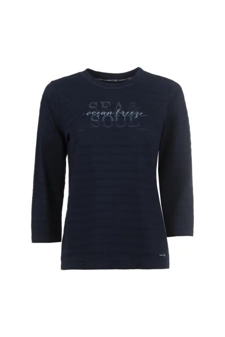 Shirt, 3/4 Arm, Rundhalsausschnitt