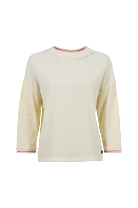 Shirt, 3/4 sleeve, round neck