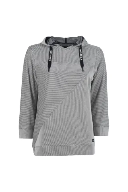 Shirt, 3/4 Arm Kapuze mit Kordelzug