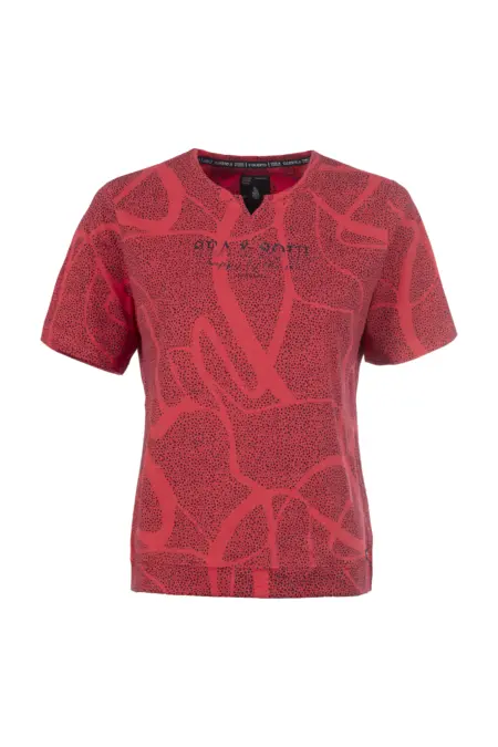 Shirt, 1/2 Arm, geschlitzter Rundhals