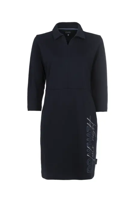 Kleid kurz, 3/4 Arm, Polokragen