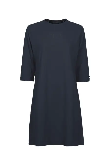 Kleid,  3/4 Arm, Rundhalsausschnitt