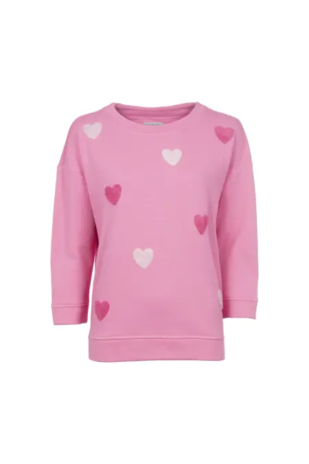 Leichtsweat, 3/4 Arm, Rundhals