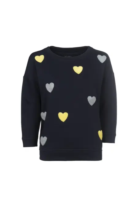 Leichtsweat, 3/4 Arm, Rundhals