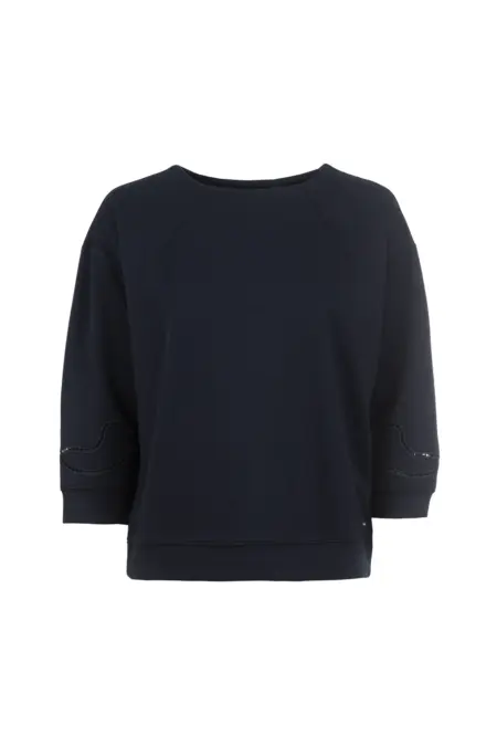 Lightweight sweatshirt, 3/4 Arm, Rundhals