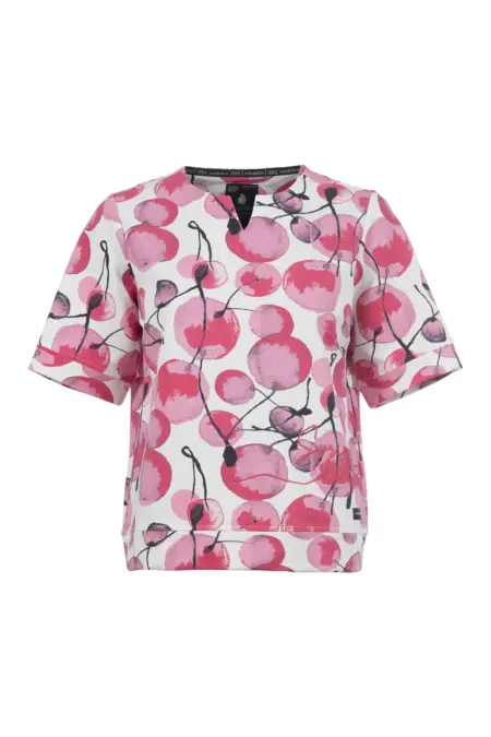 Leichtsweat, 1/2-Arm, Schlitzrundhalsausschnitt