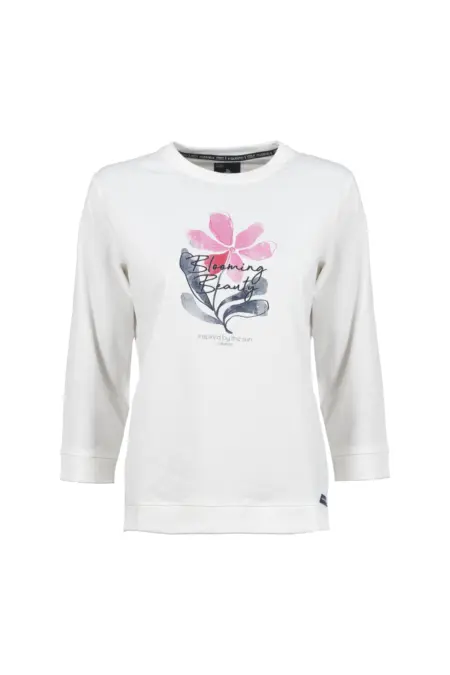 Leichtsweat, 3/4-Arm, Rundhals