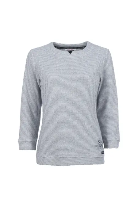 Leichtsweat, 3/4 Arm, Rundhals