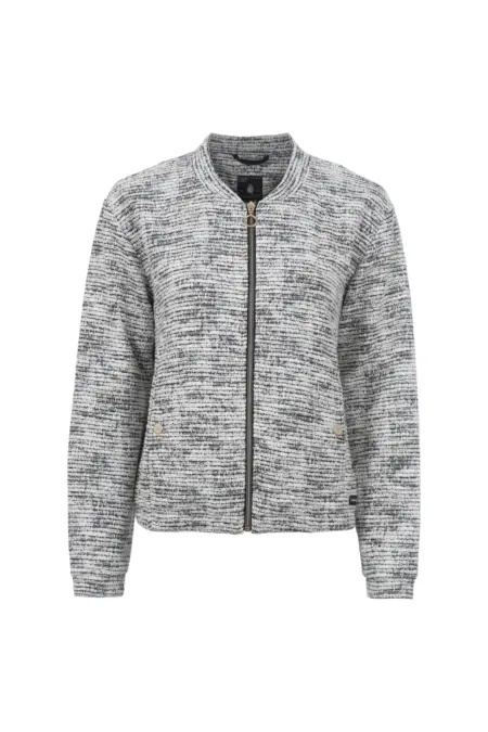 Sweatjacke, 1/1 Arm, Stehkragen