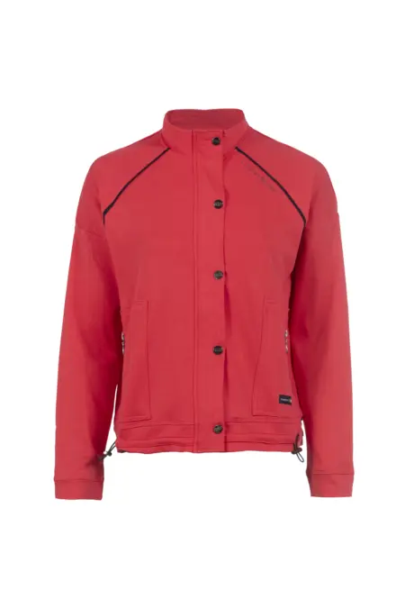Sweatjacke, 1/1-Arm, Stehkragen