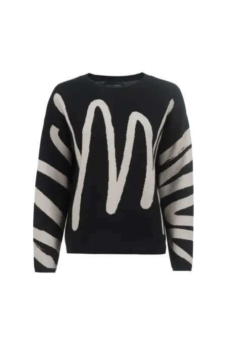 Strickpullover, 1/1 Arm, Rundhals