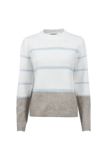 Strickpullover, 1/1 Arm, Stehkragen