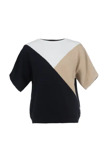 Strickshirt, 1/2-Arm, Rundhalsausschnitt