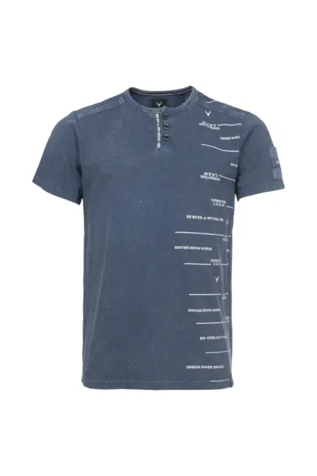 Shirt, 1/2 Arm, Henleykragen
