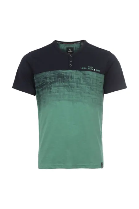 Shirt, 1/2 Arm, Henleykragen