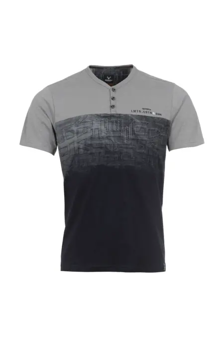 Shirt, 1/2 Arm, Henleykragen
