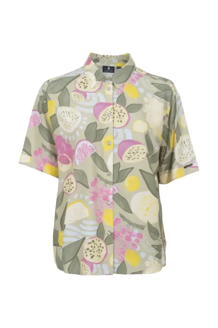 Bluse, 1/2 Arm, Hemdkragen