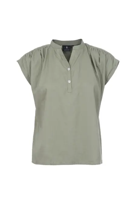 Bluse, 1/2 Arm, Rundhals