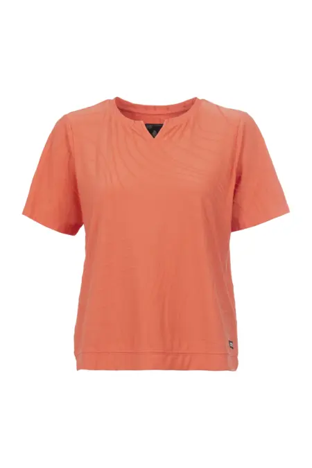 Shirt, 1/2 Arm, geschlitzter Rundhals