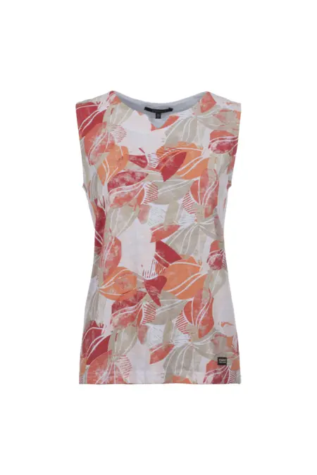 Top, geschlitzer Rundhals