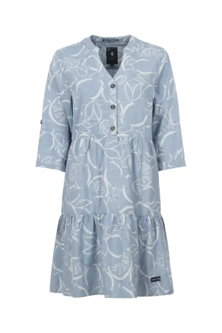 Kleid kurz, 3/4 Arm, V-Ausschnitt