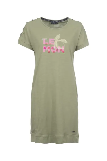 Kleid kurz, 1/2 Arm, Rundhals
