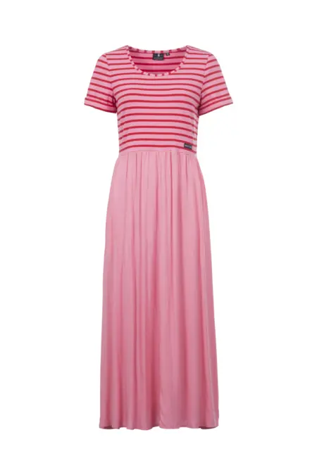 Kleid lang, 1/2 Arm, Rundhals